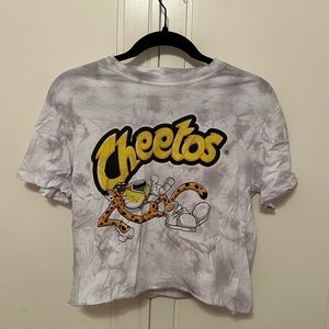 NEW Cheetos Tie Dye Crop Top